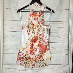 NWT $48 AGB • Halter Blouse • Orange • Medium • Summer